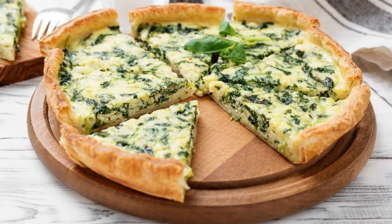 Quiche aux épinards et ricotta