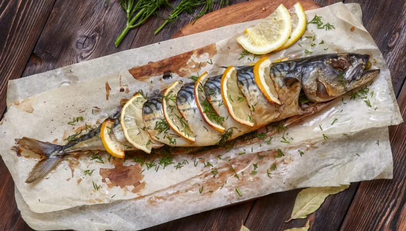 Filets de maquereaux en papillote citron et aneth
