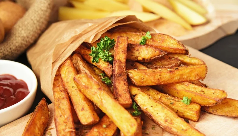 Frites maison croustillantes