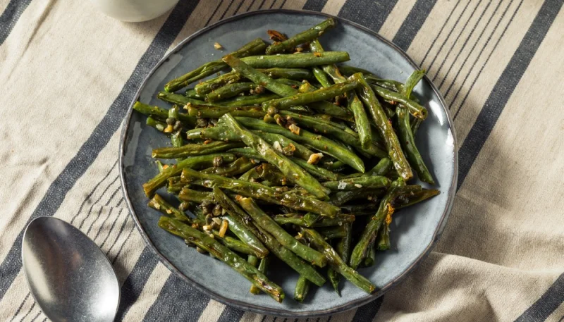 Haricots verts express à l’ail