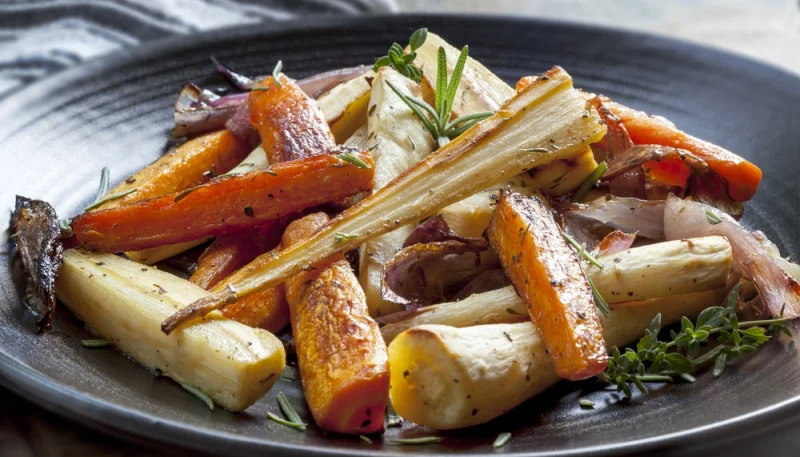 Légumes racines rôtis au four