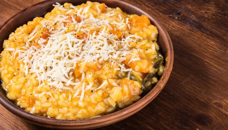 Risotto crémeux à la citrouille