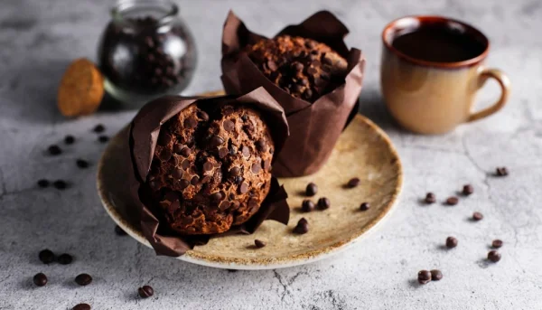 Muffins tout chocolat