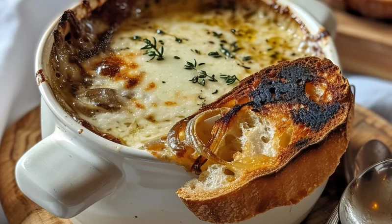 Soupe à l'oignon française