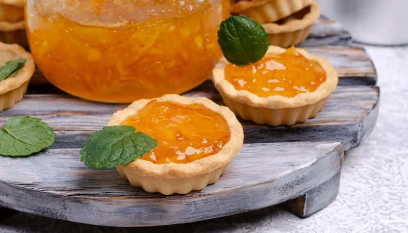 Tartelettes à la marmelade d'orange