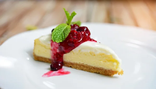 Gâteau au fromage à la framboise