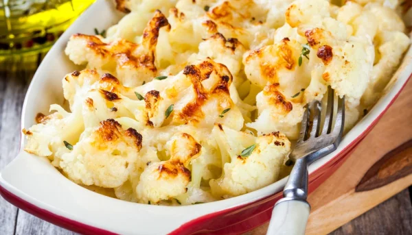 Gratin de chou-fleur fondant au fromage