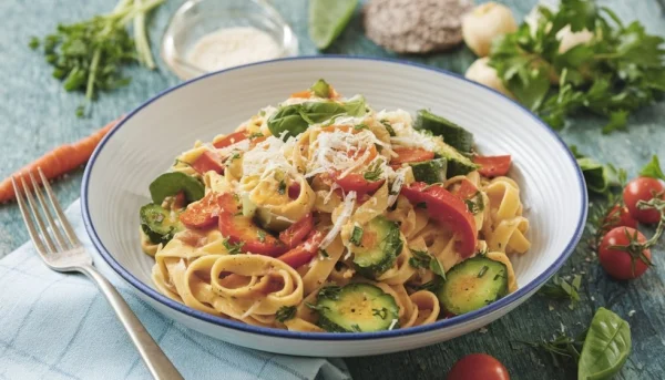 Pasta primavera aux légumes