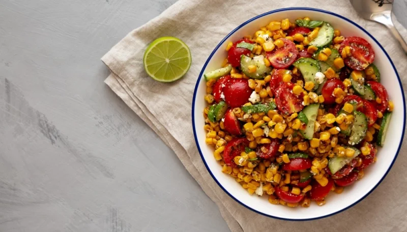 Salade de maïs maison