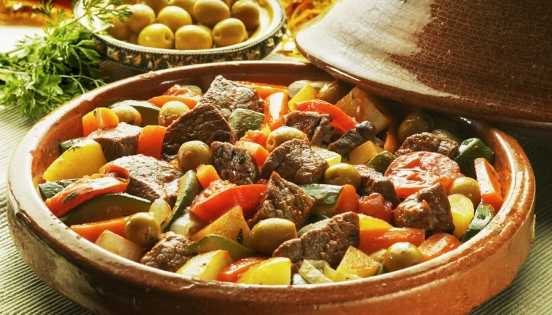 Tajine de légumes printaniers