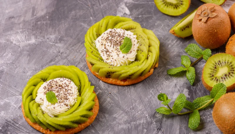 Tartelettes gourmandes aux kiwis