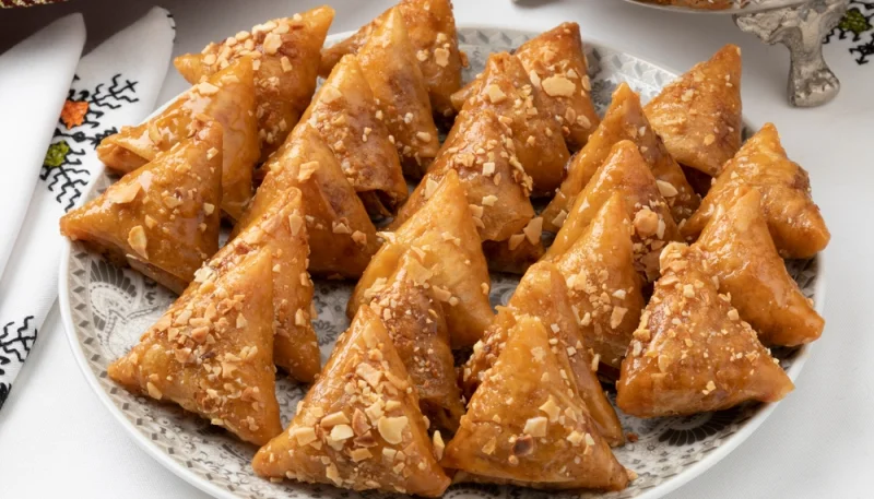 Briouates marocaine aux amandes