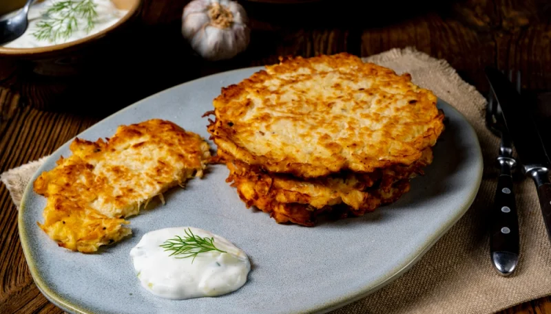 Crêpes de choucroute croustillantes