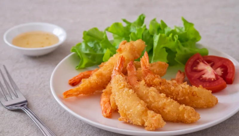 Délice de crevettes panées