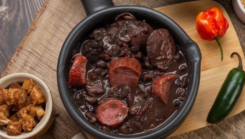 Feijoada brésilienne traditionnelle