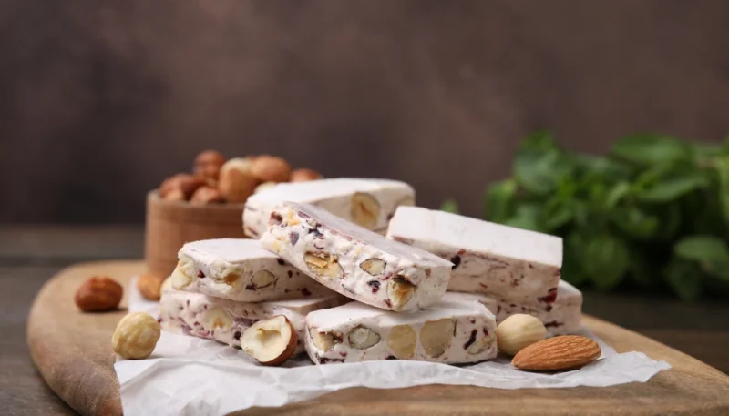Nougat tendre aux fruits secs