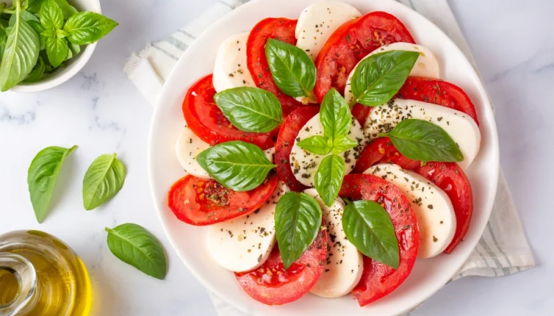 Salade de tomates mozzarella