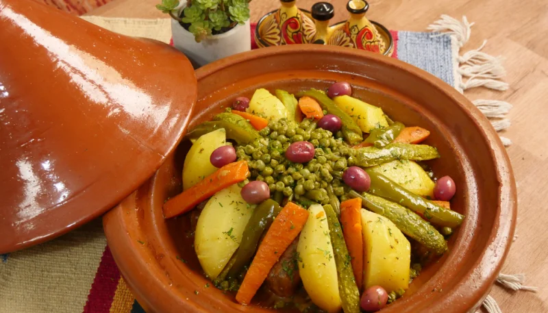 Tajine de légumes parfumé aux épices