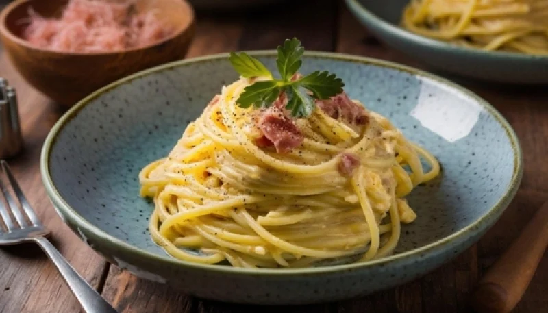 Pâtes crémeuses à la carbonara