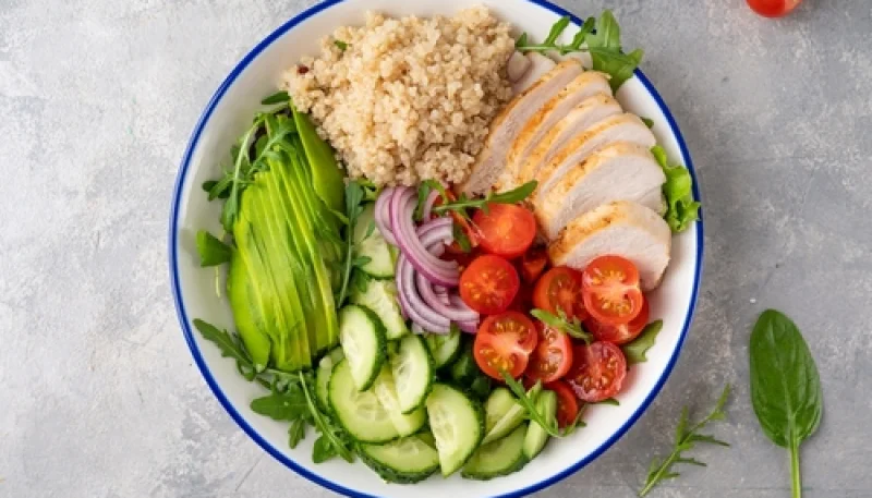 Salade de poulet au quinoa