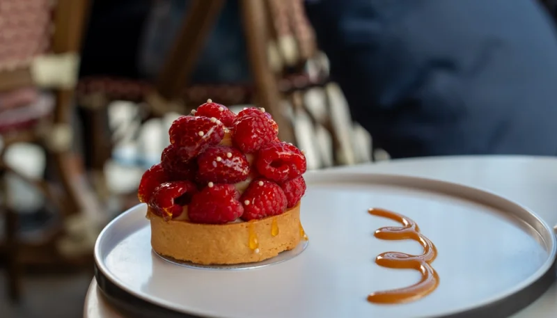 Tartelettes aux framboises et crème pâtissière