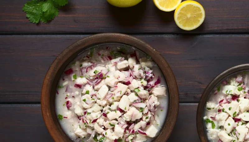 Ceviche chilien traditionnel