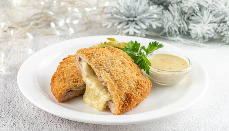 Cordon bleu maison au fromage fondant