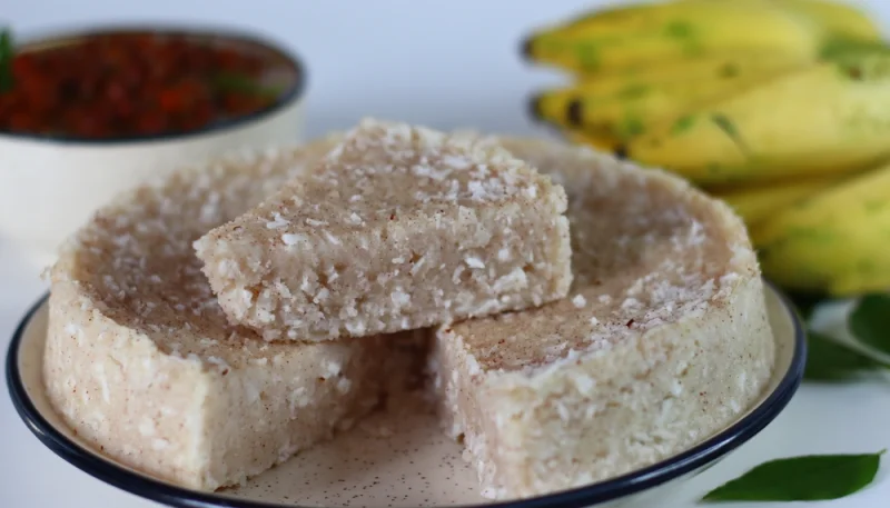 🍌 Gâteau de banane à la vapeur et noix de coco