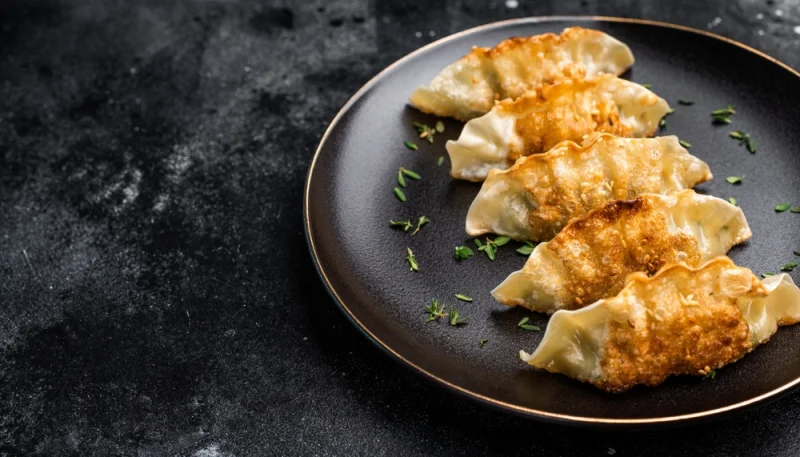Gyoza japonais (raviolis grillés au porc et chou)