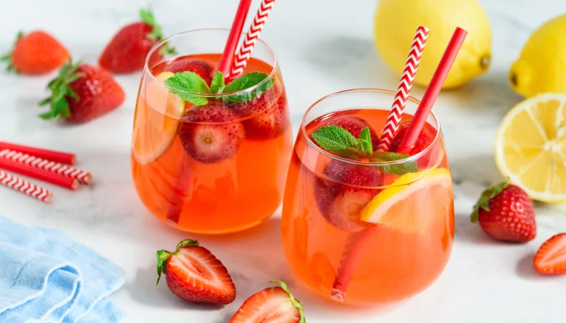 🍓 Limonade fraise & citron maison
