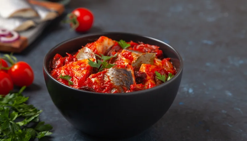 Ragoût de poisson à la tomate