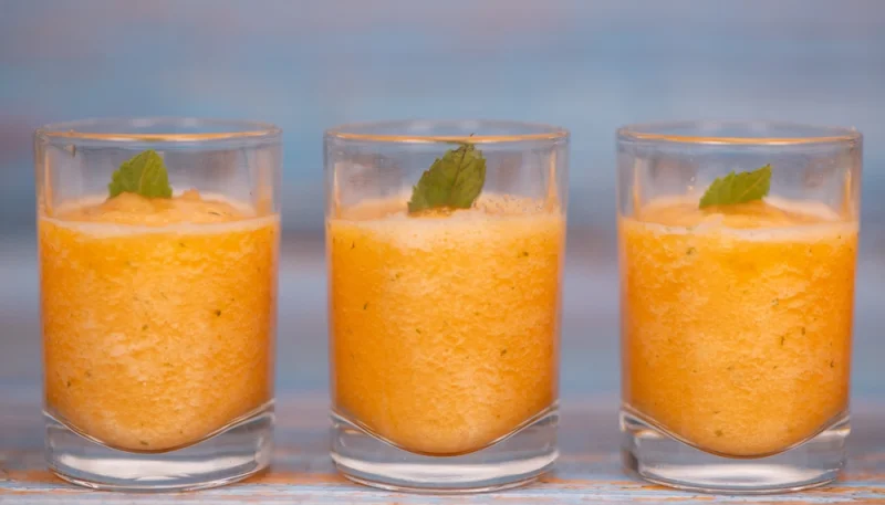 🧊 Granité de melon à la menthe