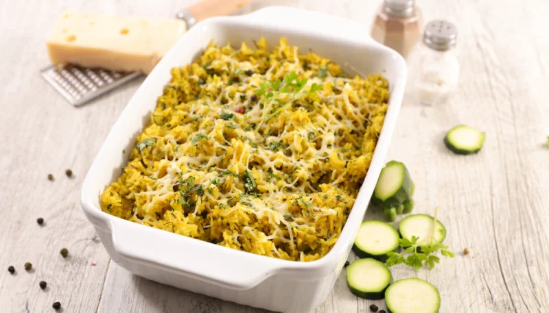 🥘 Gratin de courgettes au riz