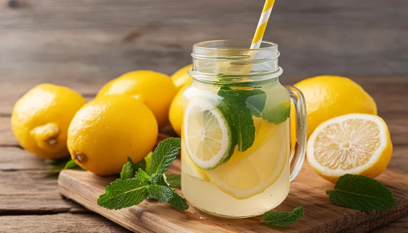 🍋 Limonade maison citron-menthe