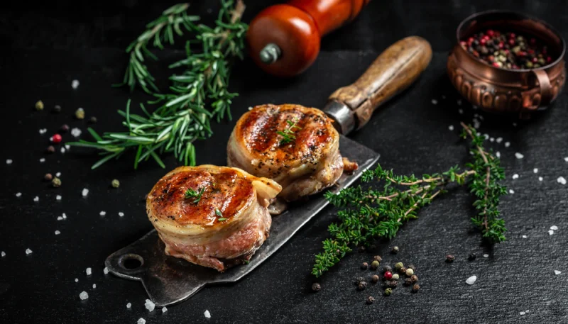 🥓 Médaillons de filet mignon bardés au lard