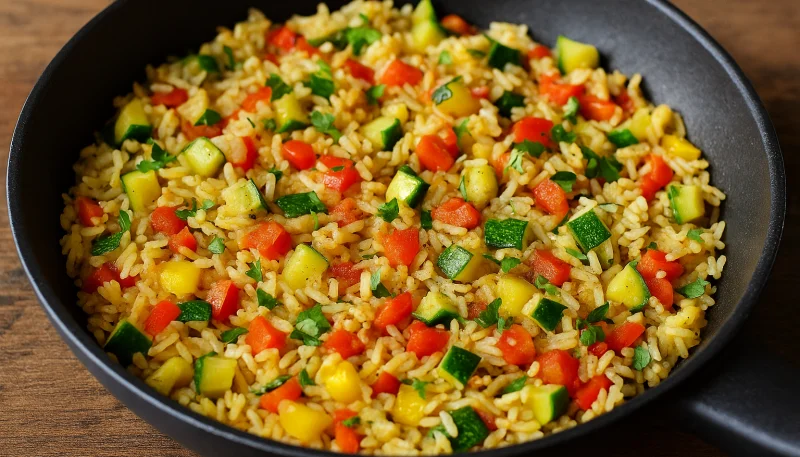 🍚 Riz sauté aux légumes d’été