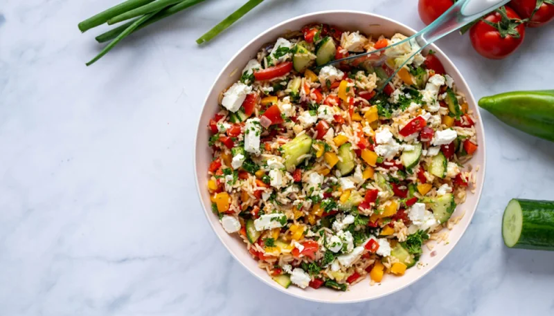 🥗 Salade de riz à la méditerranéenne