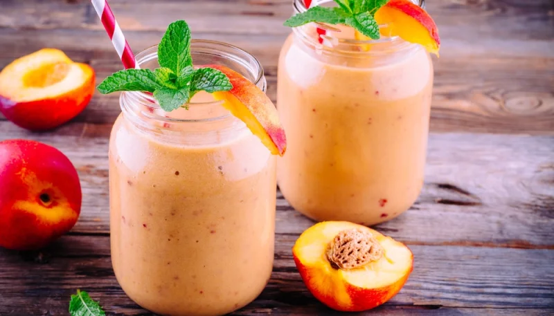 🥤 Smoothie pêche-banane sans sucre ajouté