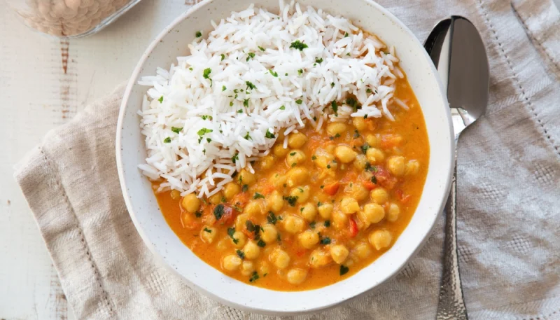 🍛 Curry IG bas de pois chiches au lait de coco