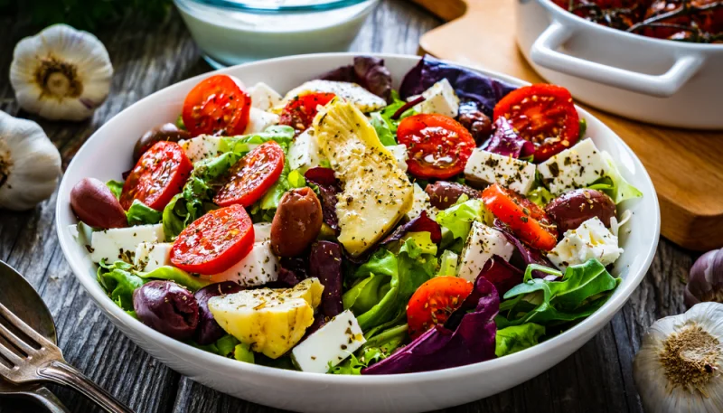 🥗 Salade grecque fraîche au fromage