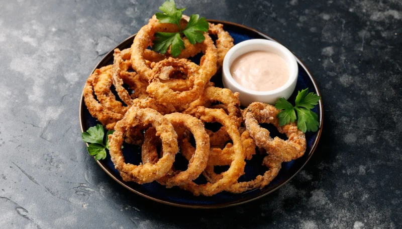 Anneaux d’oignon frits
