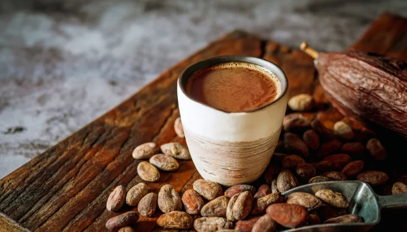 Boisson chaude au cacao