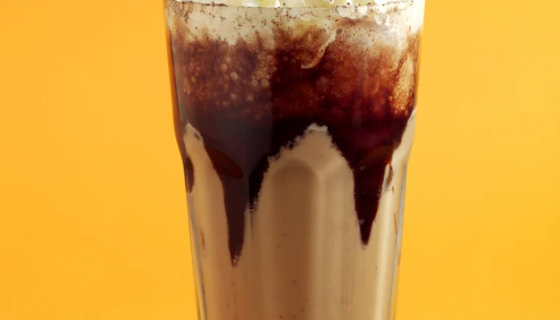 Chocolat au lait frappé gourmand