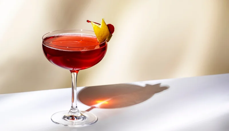 🍸 Cocktail rouge au whisky