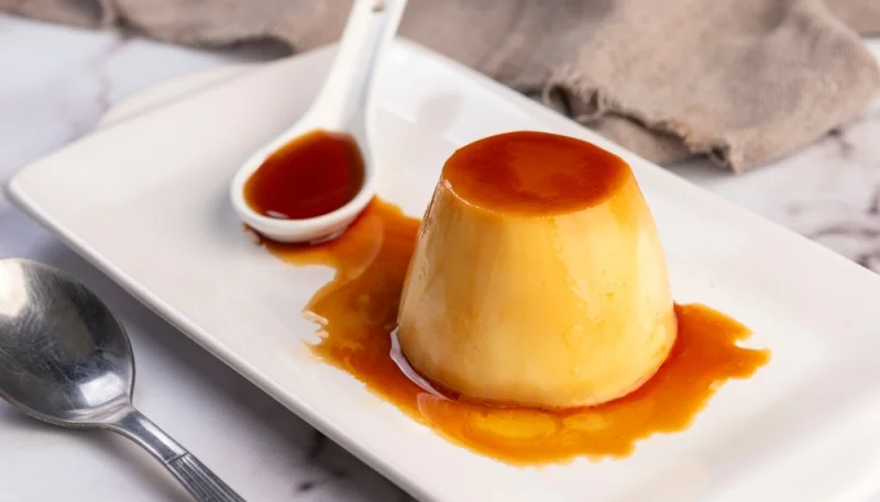 ✨ Le flan crémeux et doré