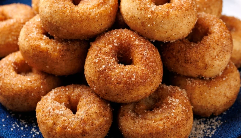 Mini beignets de sucre à la cannelle