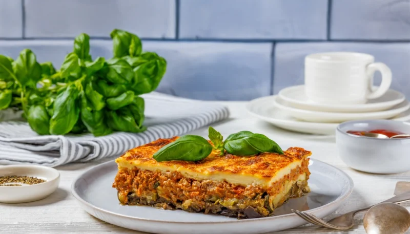 Moussaka traditionnelle grecque