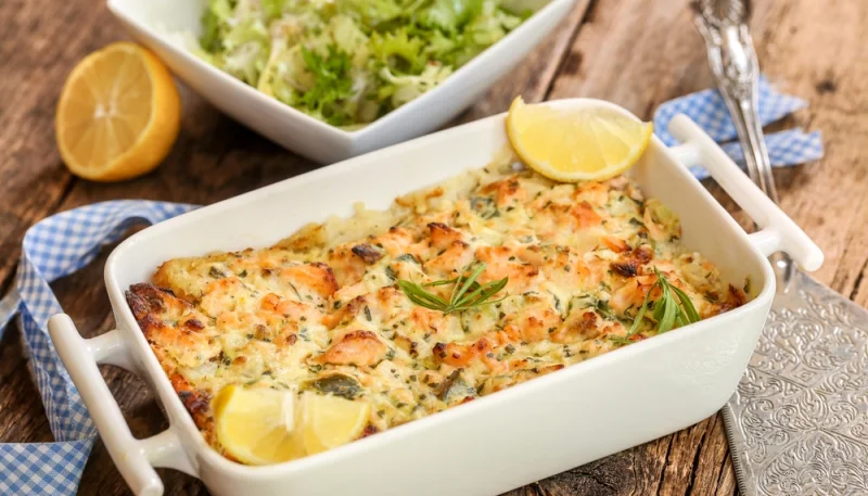 Parmentier de saumon