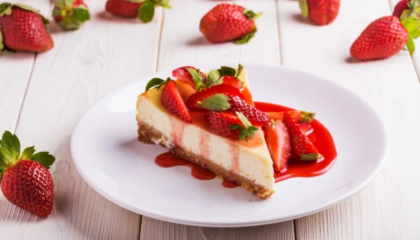 Plaisir gourmand aux fraises