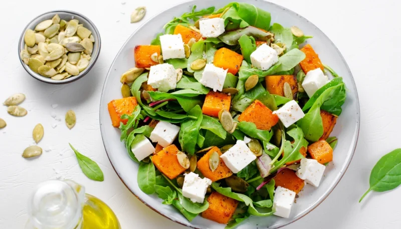 🥗 Salade de courge rôtie et feta